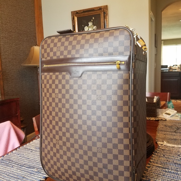 SOLD@! Authentic Louis Vuitton Ebene Pegase 55 - Picture 2 of 13